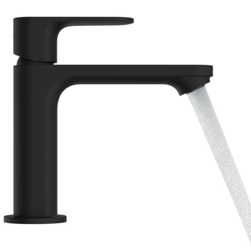 Смеситель для раковины HANSGROHE Rebris E 72557670 однорычажный черный матовый